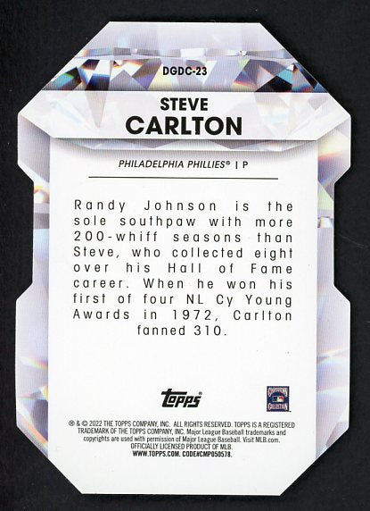 2022 Topps Diamond Greats Die Cut #023 Steve Carlton 520276