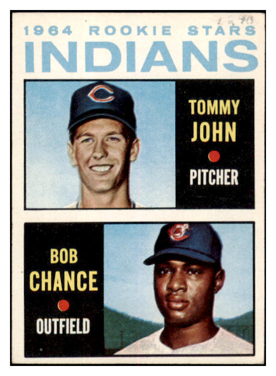 1964 Topps Baseball #146 Tommy John Indians GD-VG 520353