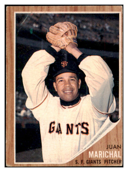 1962 Topps Baseball #505 Juan Marichal Giants VG 520589