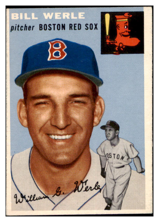 1954 Topps Baseball #144 Bill Werle Red Sox EX-MT 521969
