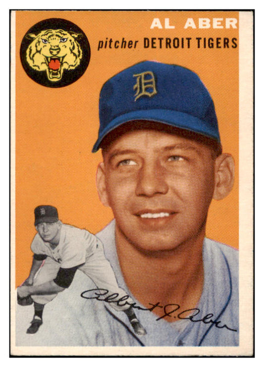 1954 Topps Baseball #238 Al Aber Tigers EX-MT 522073