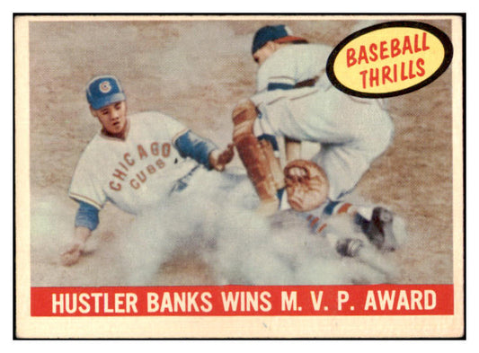 1959 Topps Baseball #469 Ernie Banks IA Cubs EX-MT 522387