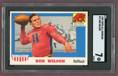 1955 Topps Football #071 Bob Wilson SMU SGC 7 NM 523052