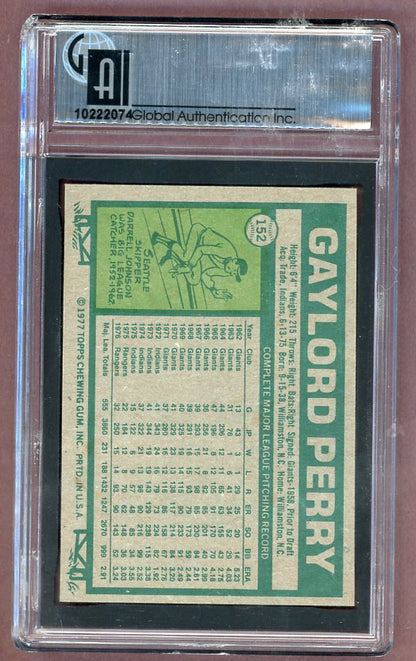 1977 Topps Baseball #152 Gaylord Perry Rangers GAI 9 MINT 523258