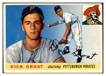 1955 Topps Baseball #026 Dick Groat Pirates EX-MT 523718