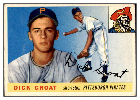 1955 Topps Baseball #026 Dick Groat Pirates EX-MT 523718