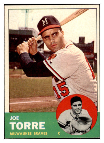 1963 Topps Baseball #347 Joe Torre Braves EX-MT 524526