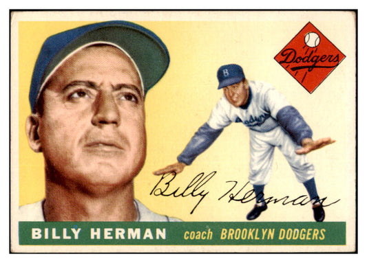 1955 Topps Baseball #019 Billy Herman Dodgers EX 524851