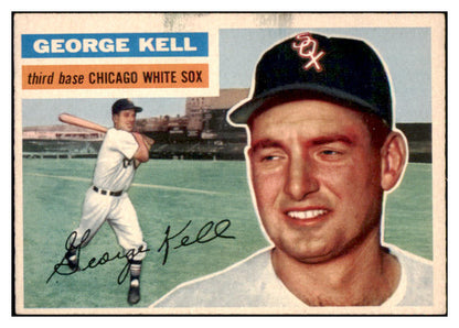 1956 Topps Baseball #195 George Kell White Sox EX 524907