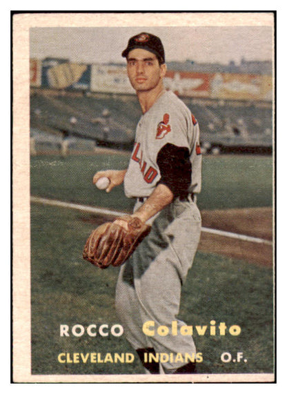 1957 Topps Baseball #212 Rocky Colavito Indians VG-EX 525008