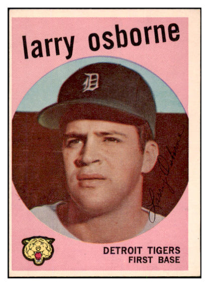 1959 Topps Baseball #524 Larry Osborne Tigers EX 525090