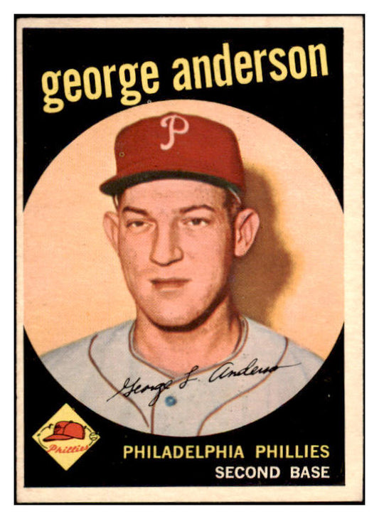 1959 Topps Baseball #338 Sparky Anderson Phillies EX-MT 525325