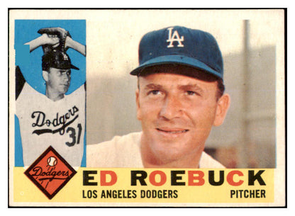 1960 Topps Baseball #519 Ed Roebuck Dodgers EX-MT 525442