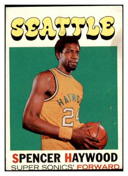 1971 Topps Basketball #020 Spencer Haywood Sonics VG-EX 525590