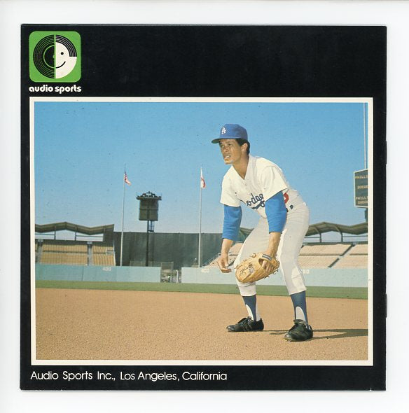 1973 Audio Sports Record Booklet Running Maury Wills Dodgers 526328
