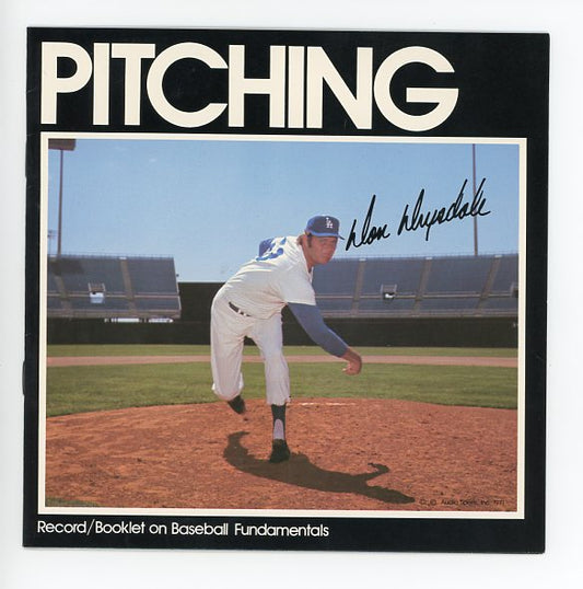 1973 Audio Sports Record Booklet Pitching Don Drysdale Dodgers 526329