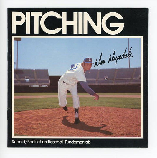 1973 Audio Sports Record Booklet Pitching Don Drysdale Dodgers 526330