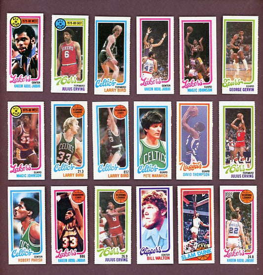 1980 Topps Basketball Complete Set EX-MT Separated Bird Johnson 526596