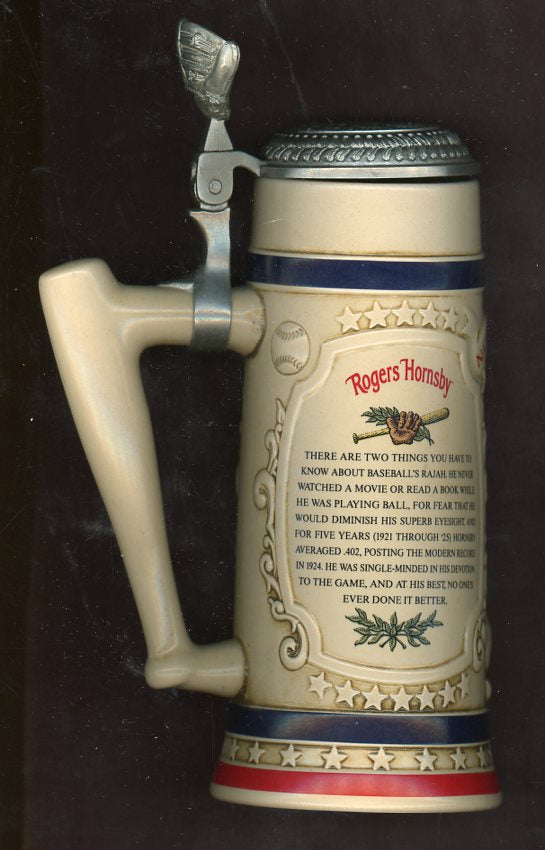 1995 Bradford Exchange Rogers Hornsby Tankard 526630
