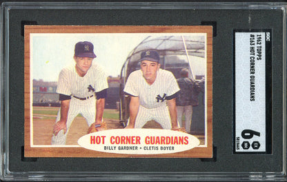 1962 Topps Baseball #163 Clete Boyer Billy Gardner SGC 6 EX-MT 526647