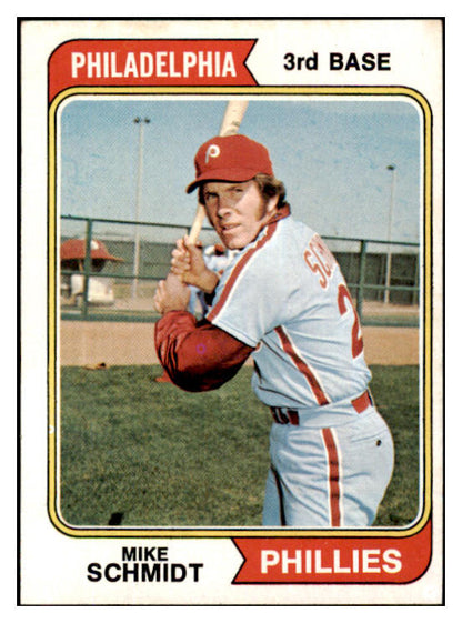 1974 Topps Baseball #283 Mike Schmidt Phillies EX-MT 527171