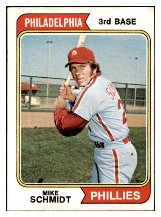 1974 Topps Baseball #283 Mike Schmidt Phillies EX-MT 527171