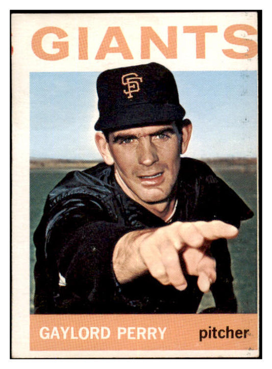 1964 Topps Baseball #468 Gaylord Perry Giants VG-EX 527340