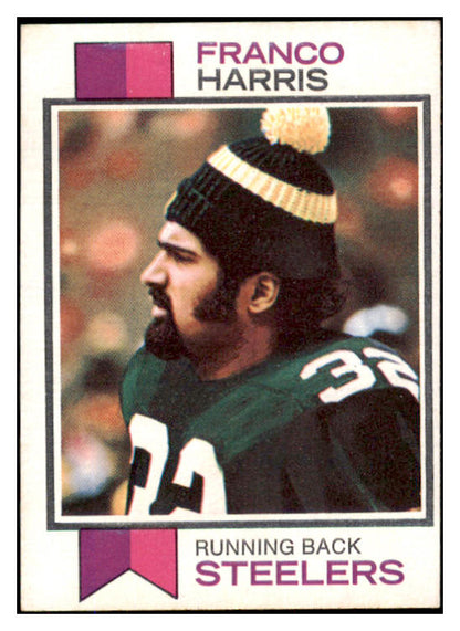 1973 Topps Football #089 Franco Harris Steelers EX 527447