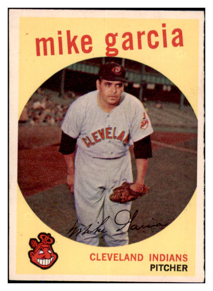 1959 Topps Baseball #516 Mike Garcia Indians EX+/EX-MT 527470