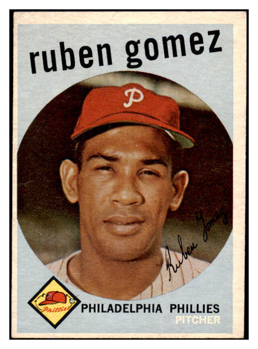 1959 Topps Baseball #535 Ruben Gomez Phillies EX-MT 527482