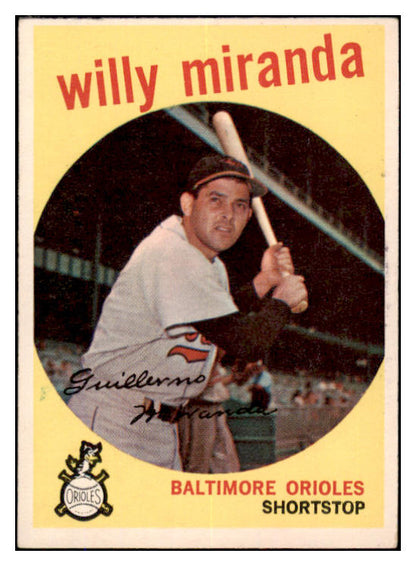 1959 Topps Baseball #540 Willie Miranda Orioles EX-MT 527489