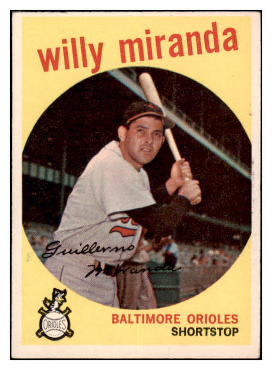 1959 Topps Baseball #540 Willie Miranda Orioles EX-MT 527489