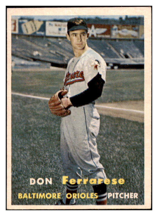 1957 Topps Baseball #146 Don Ferrarese Orioles EX-MT 527686