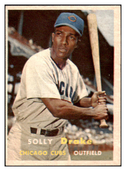 1957 Topps Baseball #159 Solly Drake Cubs EX-MT 527695