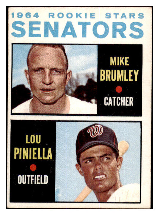 1964 Topps Baseball #167 Lou Piniella Senators EX 527758