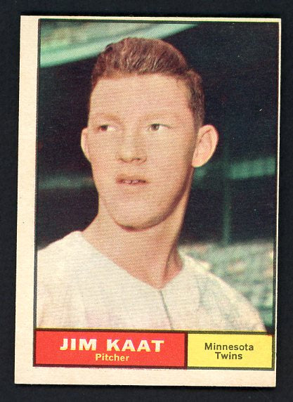 1961 Topps Baseball #063 Jim Kaat Twins VG-EX 527768