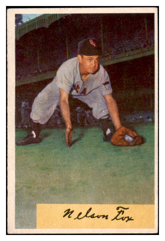 1954 Bowman Baseball #006 Nellie Fox White Sox EX-MT 527862