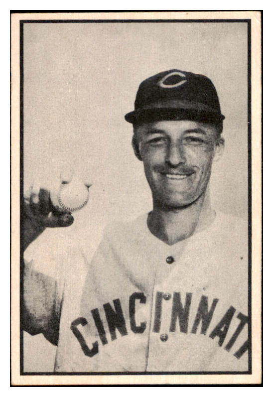 1953 Bowman Black & White Baseball #021 Bud Podbielan Reds VG-EX 527938