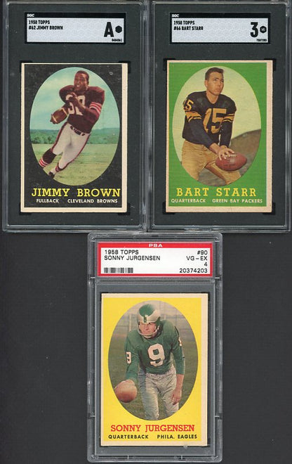 1958 Topps Football Complete Set EX-MT Brown Unitas Starr 527957