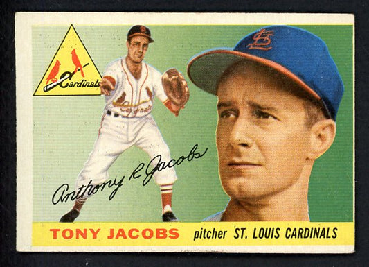 1955 Topps Baseball #183 Tony Jacobs Cardinals VG-EX 528044