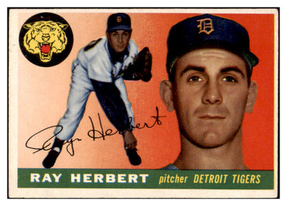 1955 Topps Baseball #138 Ray Herbert Tigers EX-MT 528149