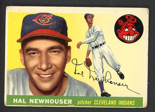 1955 Topps Baseball #024 Hal Newhouser Indians GD-VG 528159