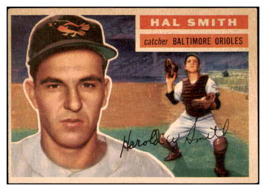 1956 Topps Baseball #062 Hal Smith Orioles EX-MT White 528193
