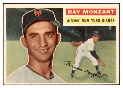 1956 Topps Baseball #264 Ray Monzant Giants EX-MT 528224