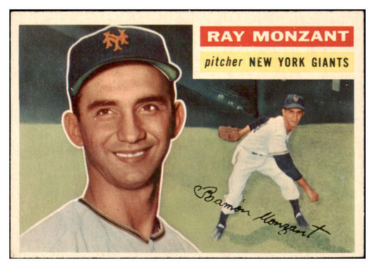 1956 Topps Baseball #264 Ray Monzant Giants EX-MT 528224