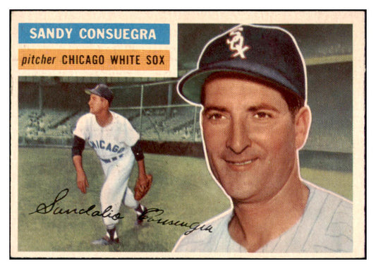 1956 Topps Baseball #265 Sandy Consuegra White Sox EX-MT 528226