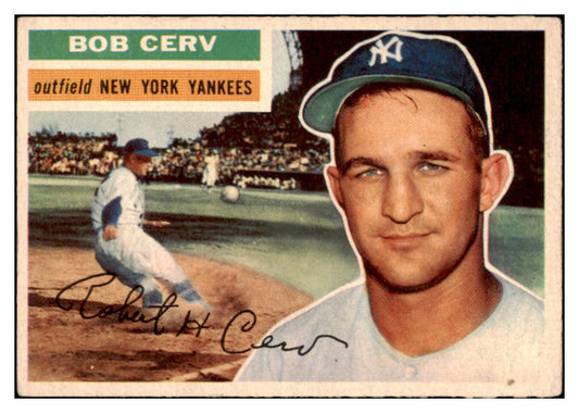 1956 Topps Baseball #288 Bob Cerv Yankees EX 528323
