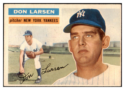1956 Topps Baseball #332 Don Larsen Yankees EX-MT 528339