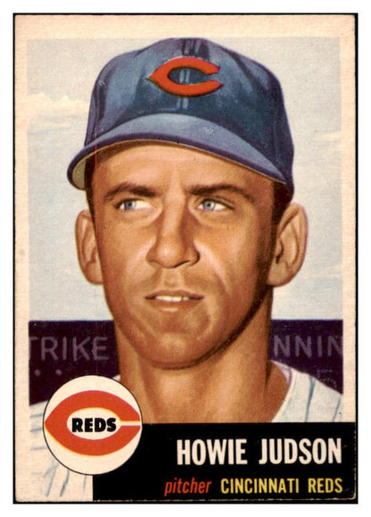 1953 Topps Baseball #012 Howie Judson Reds EX-MT 528597