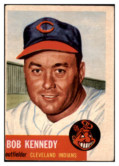 1953 Topps Baseball #033 Bob Kennedy Indians EX 528628